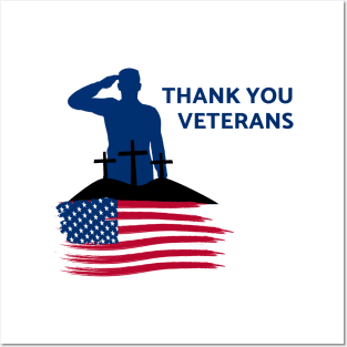 Thank You Veterans Posters and Art